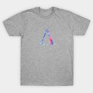 Lambda Tropical Letter T-Shirt